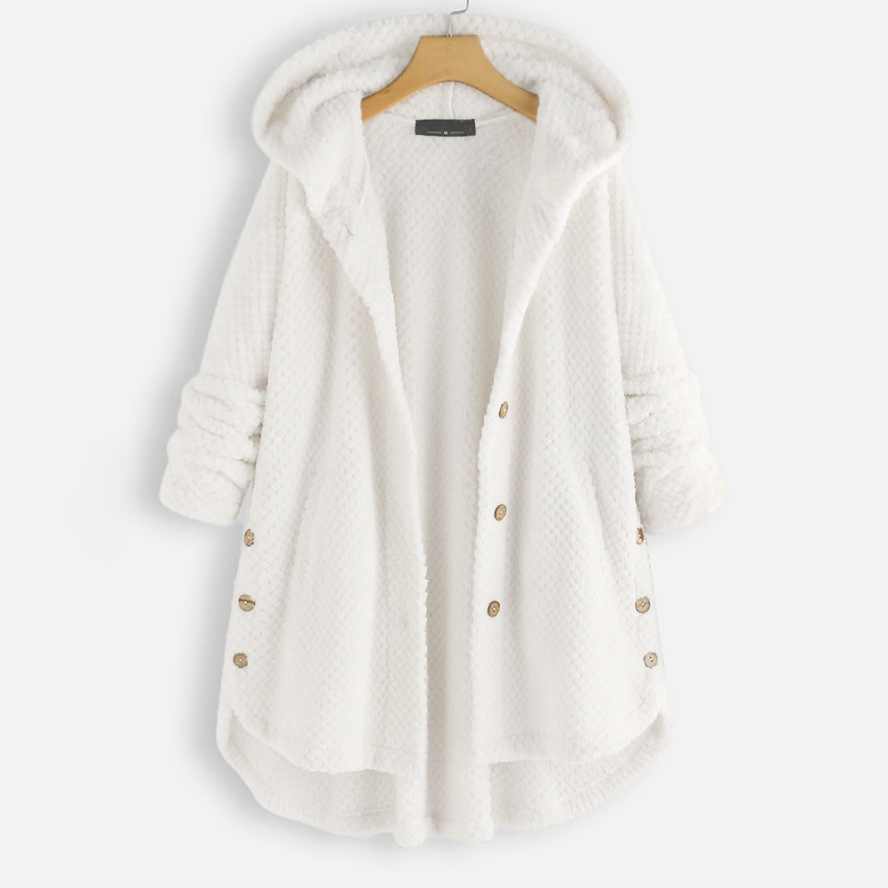Veronika™ | Winter Reversible Fleece-Kapuzenjacke