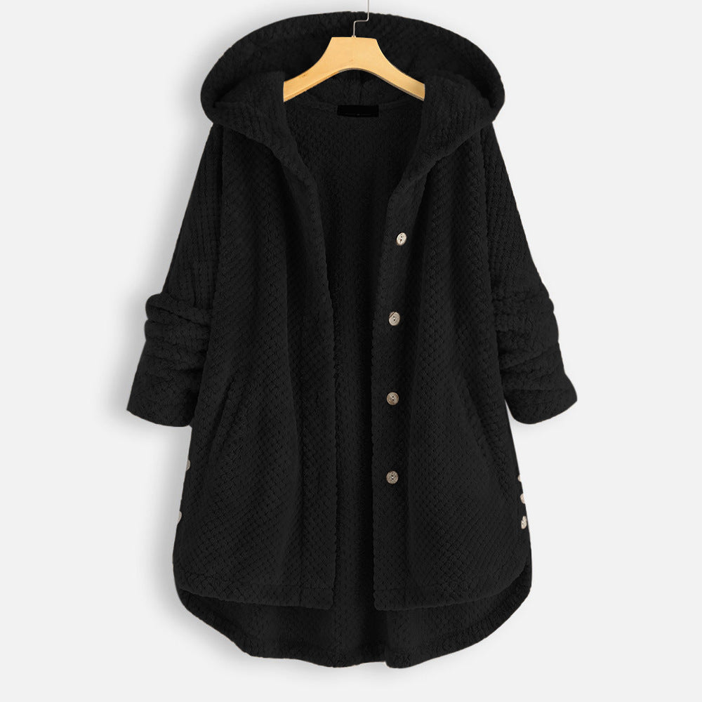 Veronika™ | Winter Reversible Fleece-Kapuzenjacke