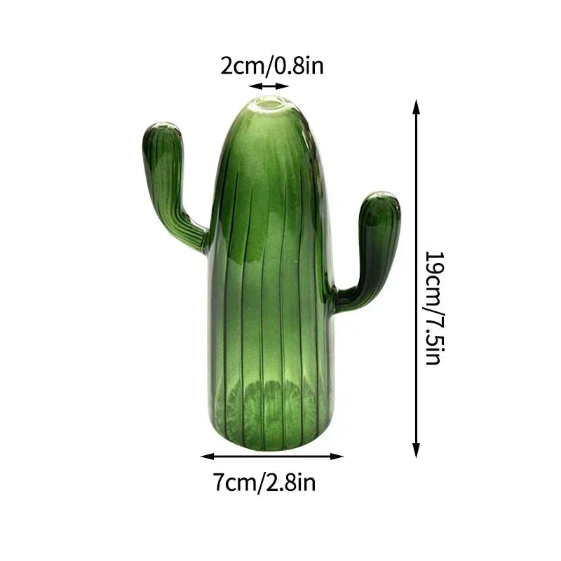 Fungglass™ | Kaktus & Pilz Transparente Glasvasen