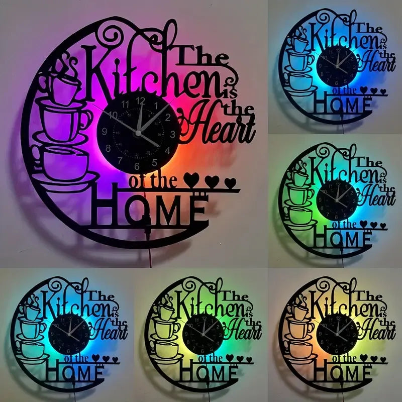 Rustikale Vintage Küchenwand-Uhr Dekoration