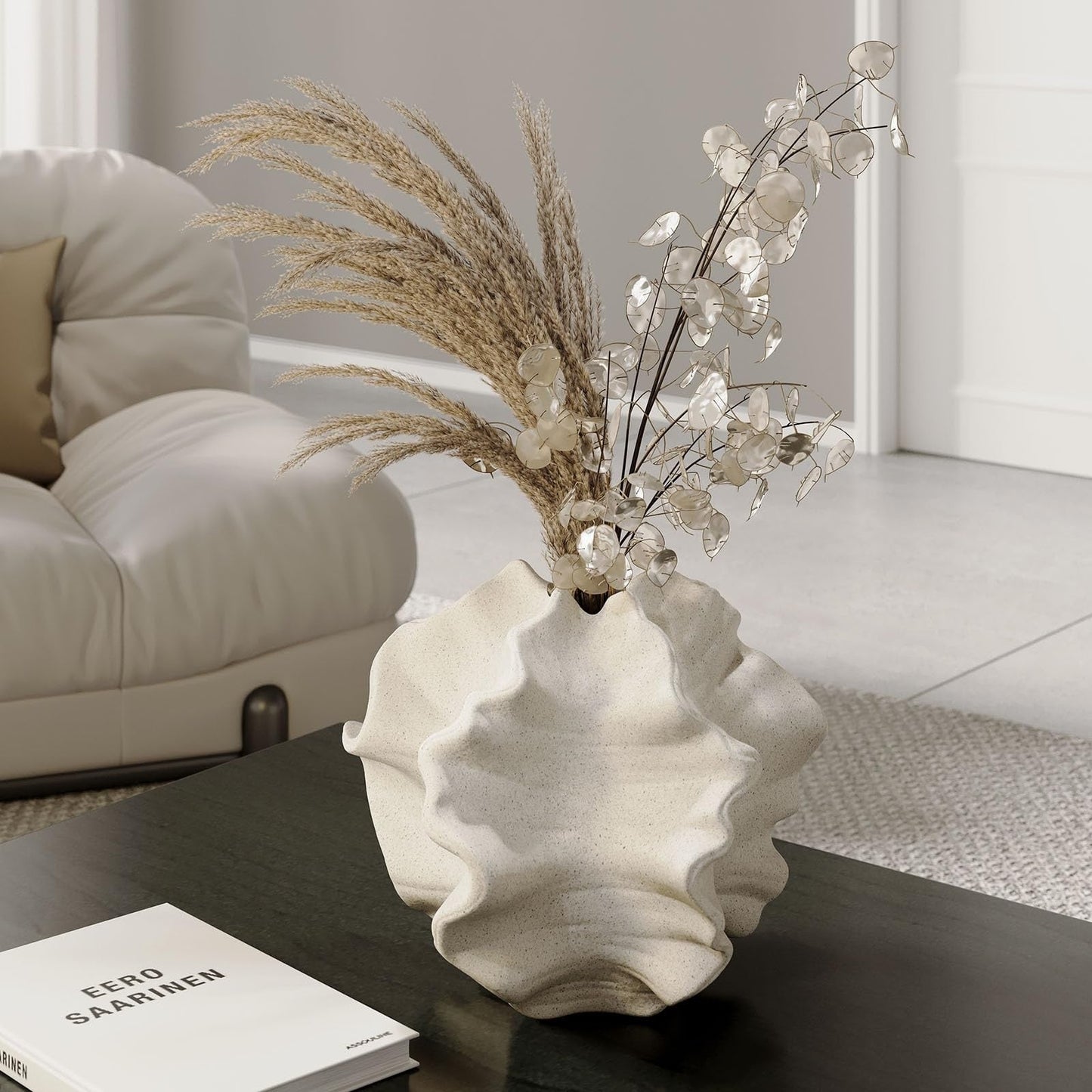 Von der Meeresoberfläche inspirierte Wellen-Wandkunst für elegantes Küstendekor