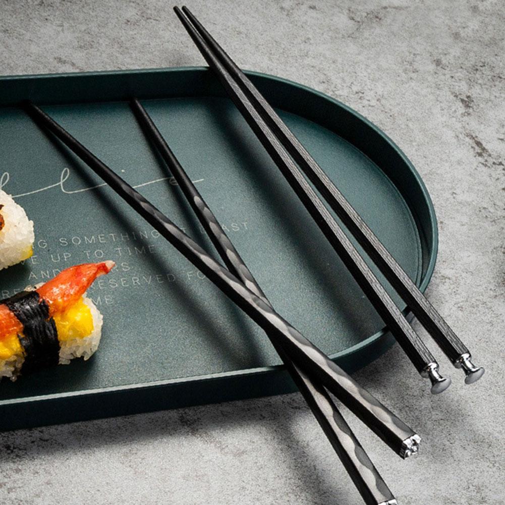 Umweltfreundliches elegantes Bambus-Stäbchen-Set für Essen und Unterhaltung