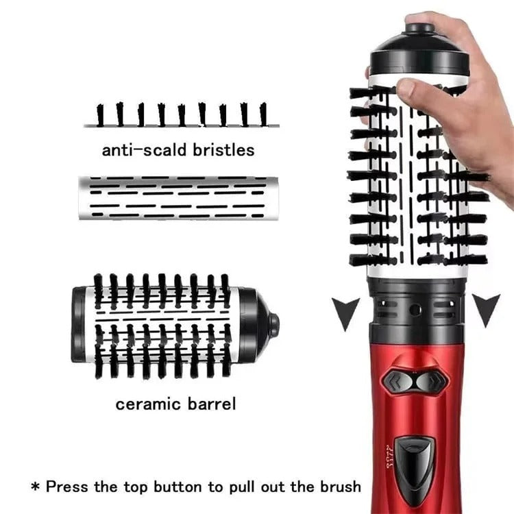 Keramische rotierende Haarbürste für glattes und voluminöses Styling