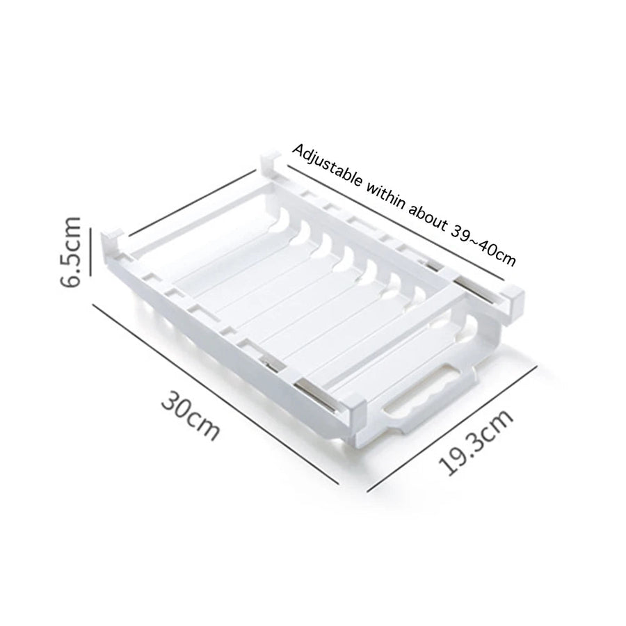 FreshRack™ - Verstellbarer Kühlschrank-Aufbewahrungsorganisator