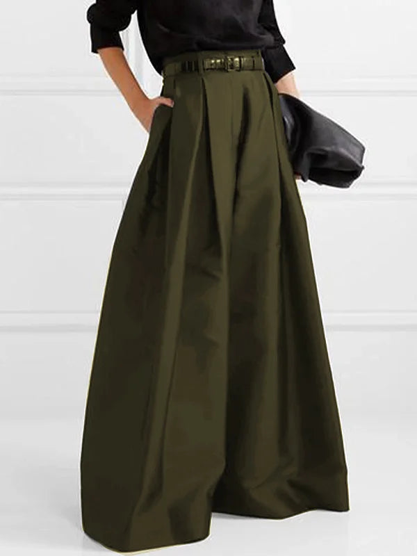 Liarven™ | Solide Farbe Weites Bein Damen Hosen