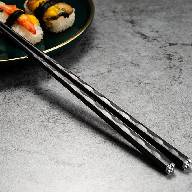 Umweltfreundliches elegantes Bambus-Stäbchen-Set für Essen und Unterhaltung