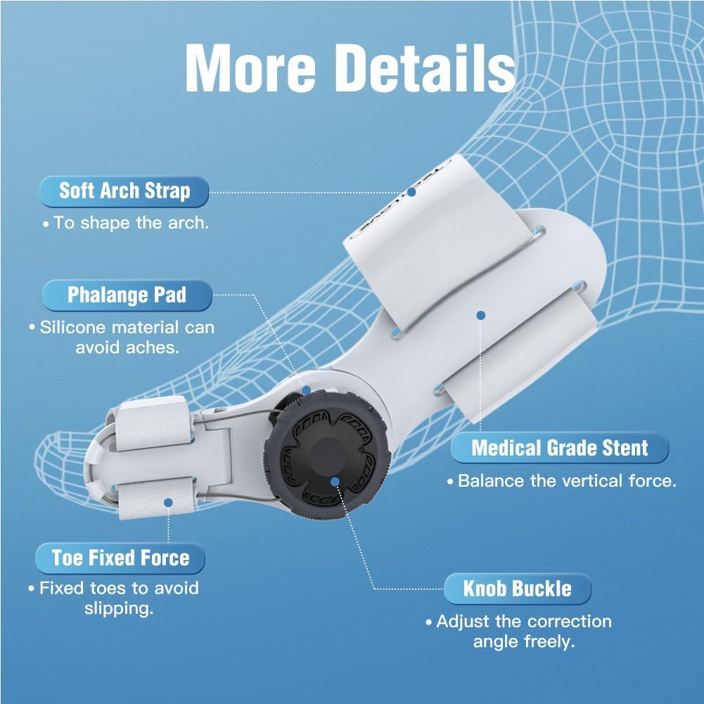 Komfortable große Zehe Richtungs-Schiene Manschette