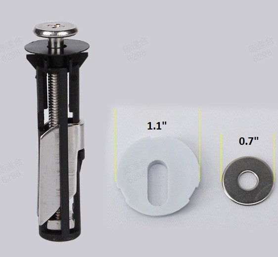 Robustes Reparaturset für Toilettensitz-Schrauben