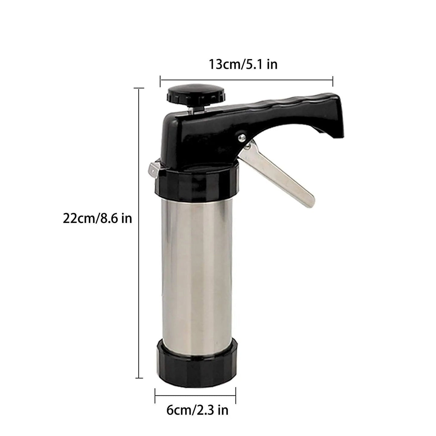 BakeJoy™ - Spritzkeks-Set aus Edelstahl für die Feiertage