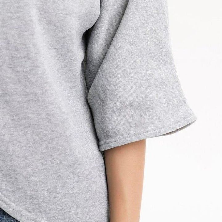 Xenia™ | Damen Rollkragen-Pullover mit Fledermausärmeln und Asymmetrischem Schnitt – Extra Dick und Kuschelig