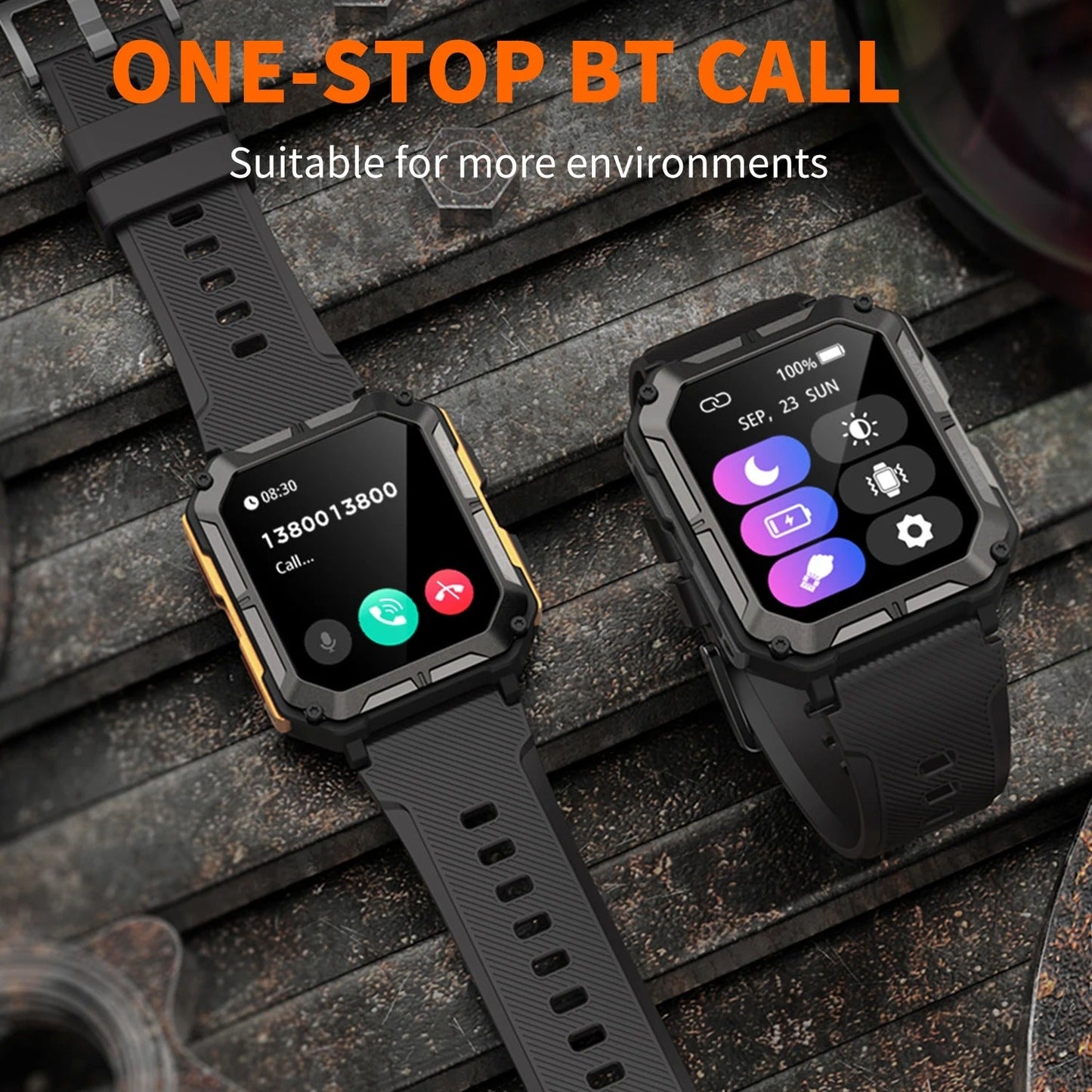 Galaxy-inspirierte robuste Smartwatch für einen aktiven Lebensstil