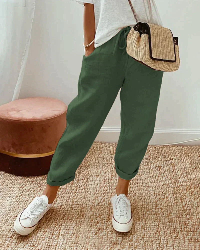 Gigi™ | Lässige stilvolle Leinenhose