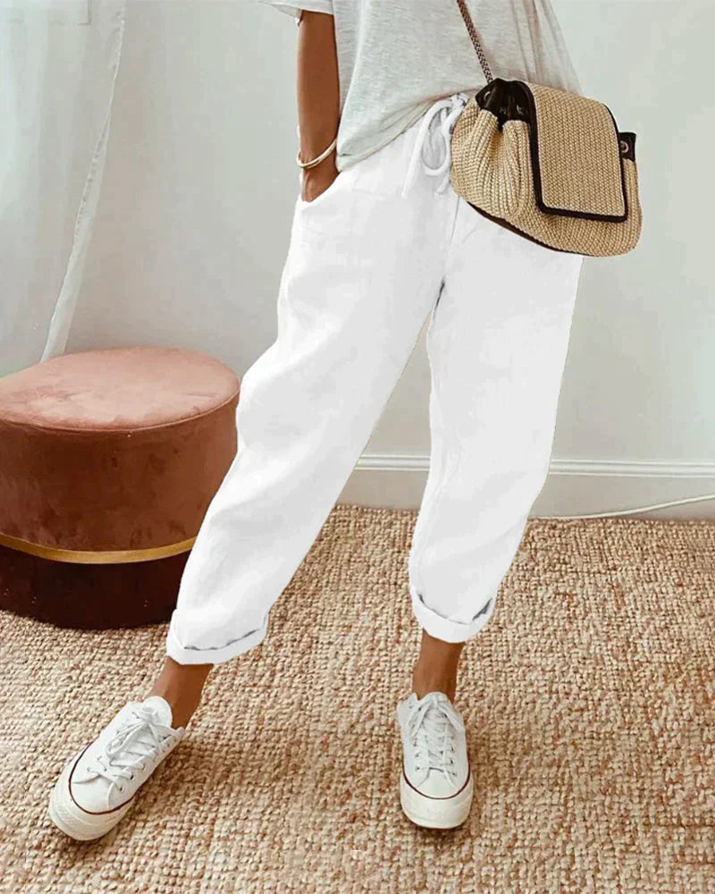 Gigi™ | Lässige stilvolle Leinenhose