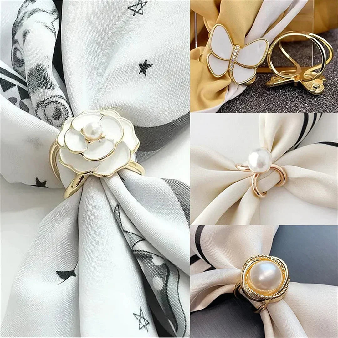 PearlBloom™ | Schal-Clip