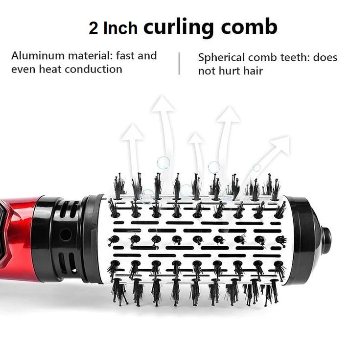 Keramische rotierende Haarbürste für glattes und voluminöses Styling