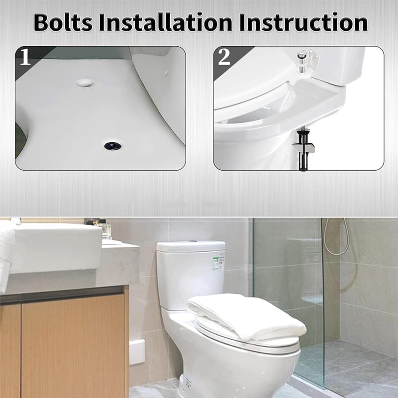 Robustes Reparaturset für Toilettensitz-Schrauben