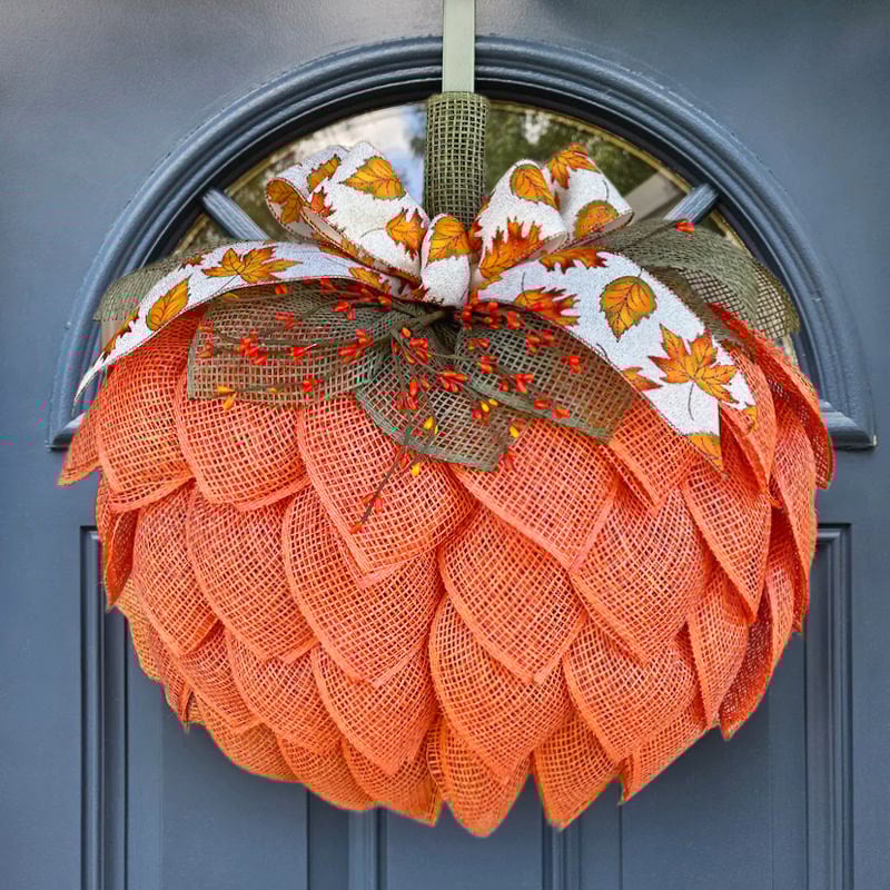 Wayfair™ | Pumpkin Front Door Wreath