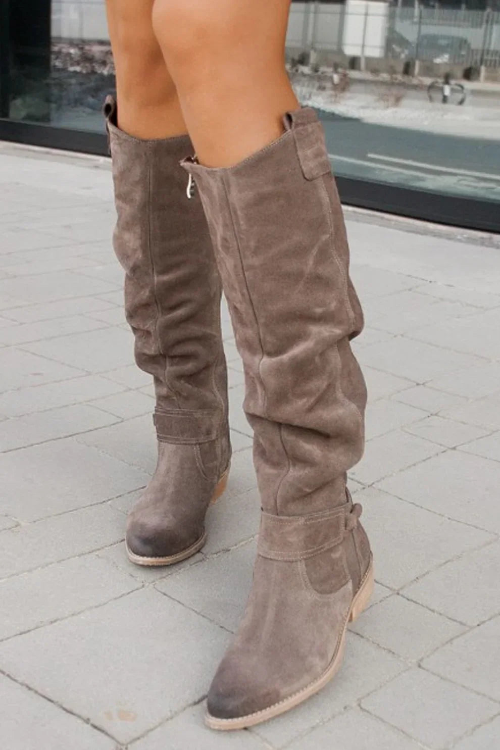 Lou™ - Kniestiefel aus Wildleder