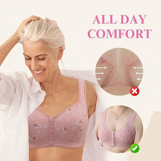 Comfort Bra™ | Stylish button-front bra