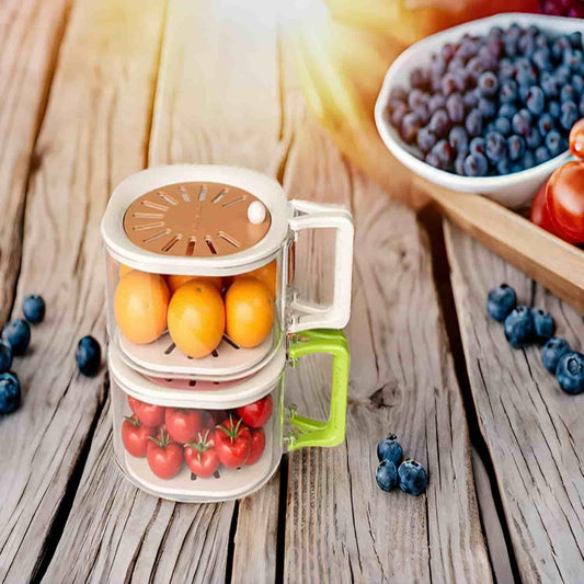 FreshNest™ - Multifunktionaler Abtropfkorb für Obst und Gemüse