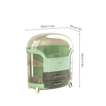 GlamEase™ Klarer Kosmetik-Organizer-Box