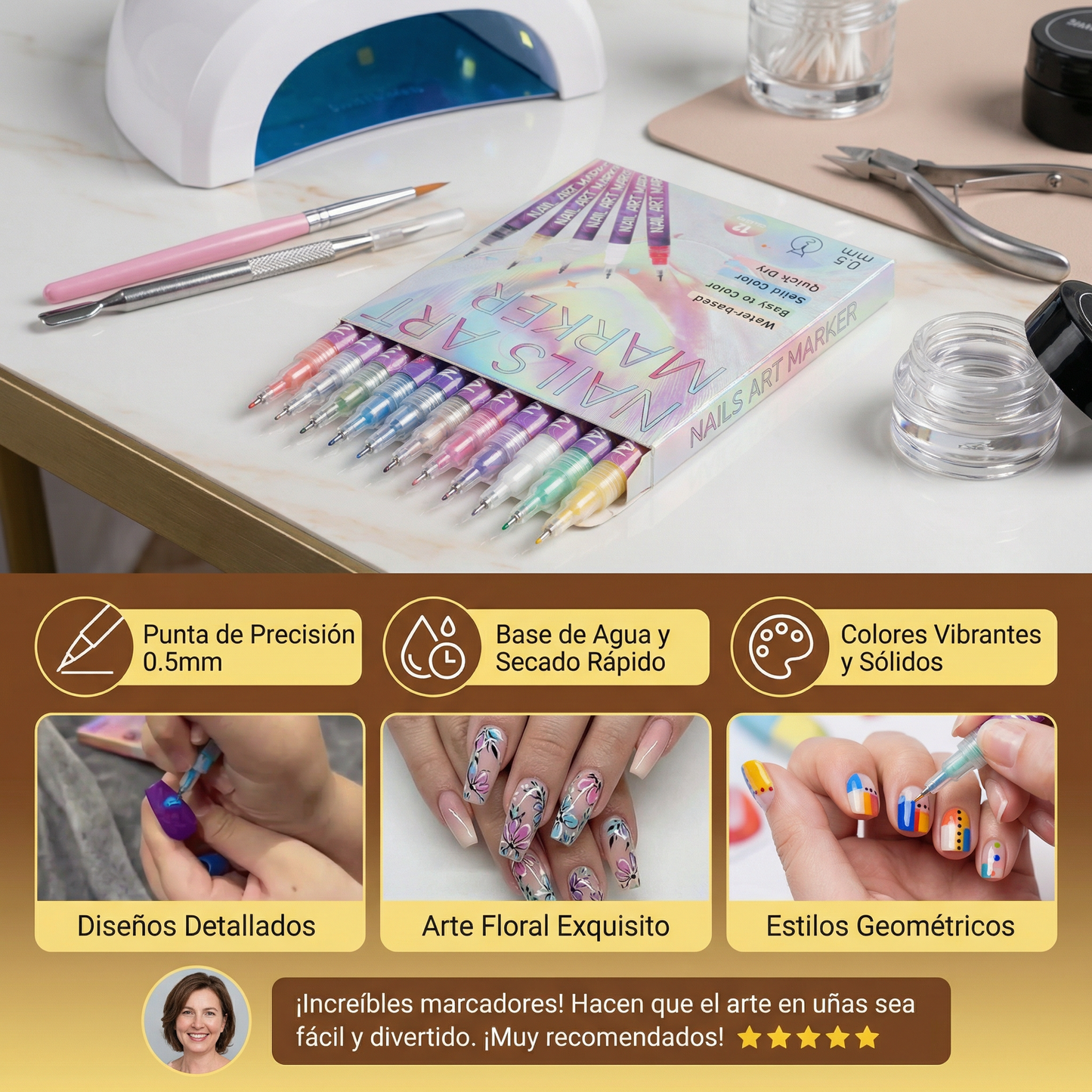 NailGenius – Erreichen Sie konsequent perfekte, lebendige Nagelkunst