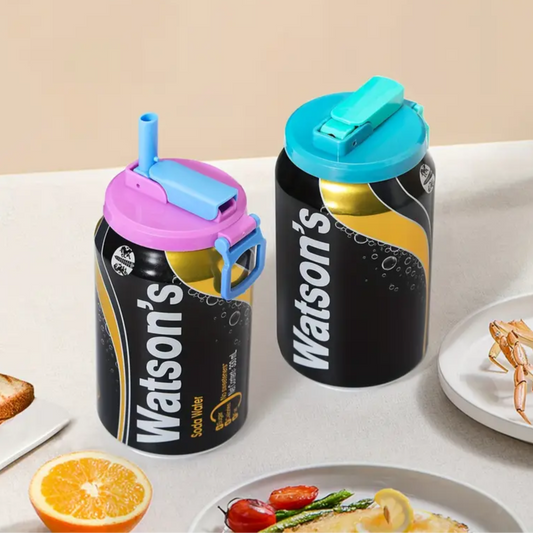 Wiederverwendbares Silikon-Trinkhalm-Set für sauberes Trinken unterwegs