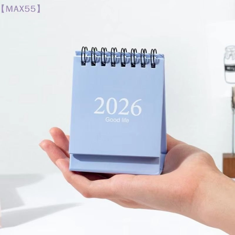 2026 Mini Tischkalender | Morandi Farbiger Stehkalender