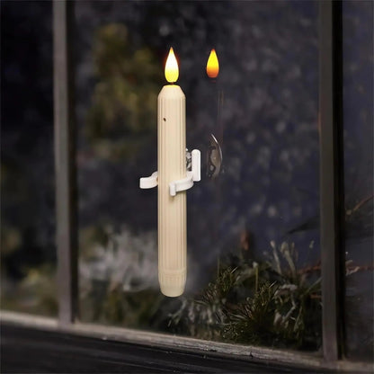 GlowHaven™ - Set mit 6 LED-Fensterkerzen mit flackernder Flamme