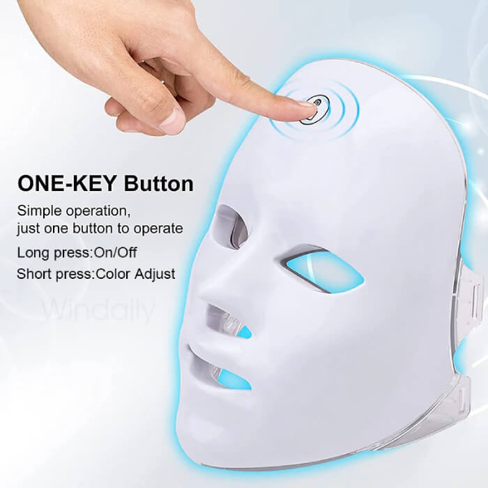 GlowBloom™ LED Lichttherapie Koreanische Gesichtsmaske