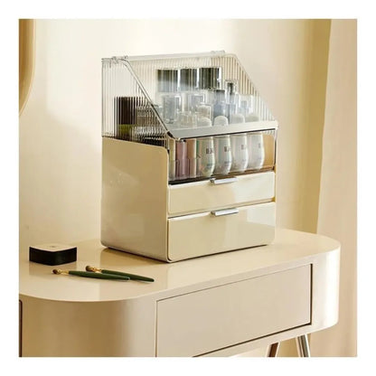 GlowEase™ - Vielseitige staubdichte Kosmetik-Organizer-Box