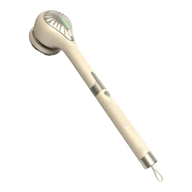 GlowEase™ Wiederaufladbare Elektrische Badbürste mit langem Griff