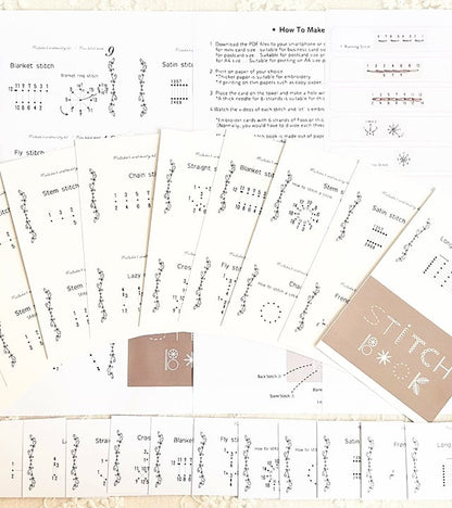 StitchBook™ – Kreatives Mini-Nähstichbuch