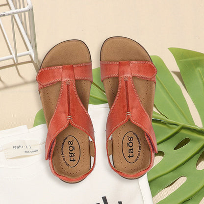 Alida™ | Keilsandalette mit Klettverschluss