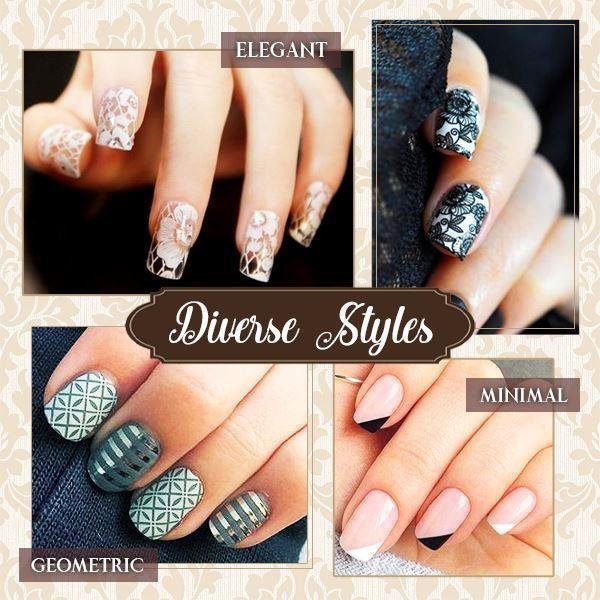 DreamyDip™ - Kreatives Nagelkunst Gel-Stempel-Set