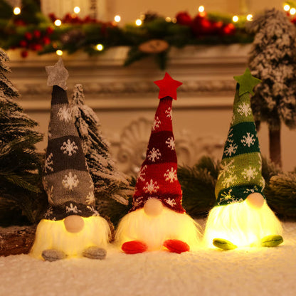 CozyNest™ - Nordischer LED-Weihnachtszwerg Figuren-Dekor
