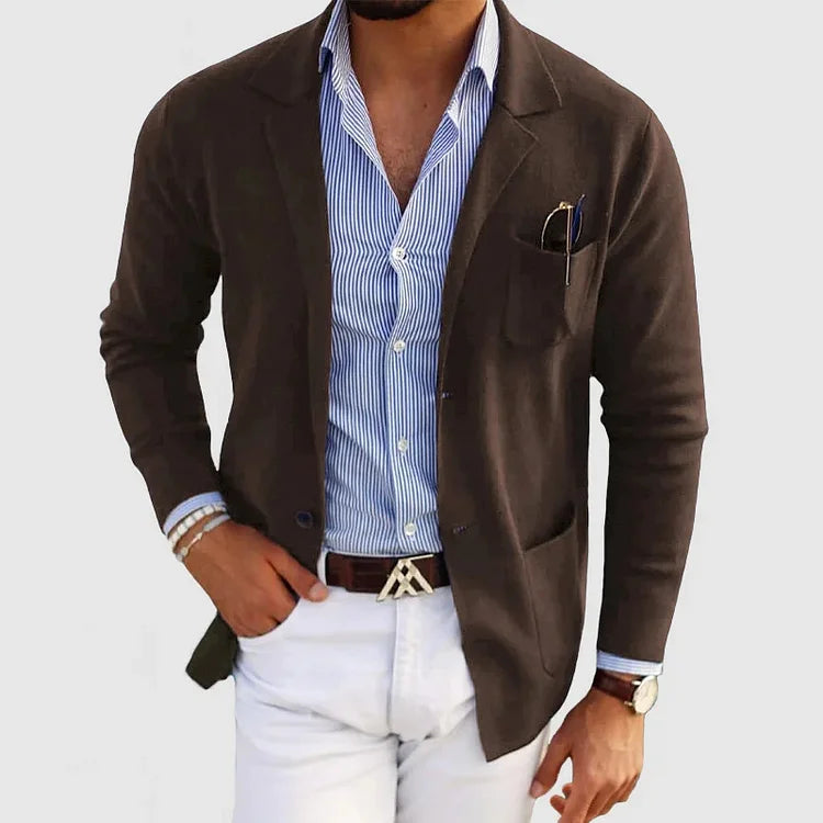 ChillChaser™ | Stilvoller Herrenblazer mit lässigen Knopftaschen und Reverskragen