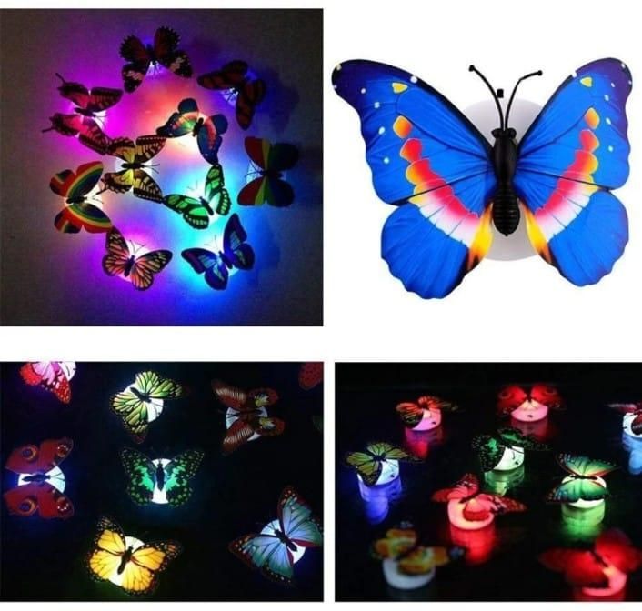 3D Schmetterling LED Feen-Nachtlicht Dekor
