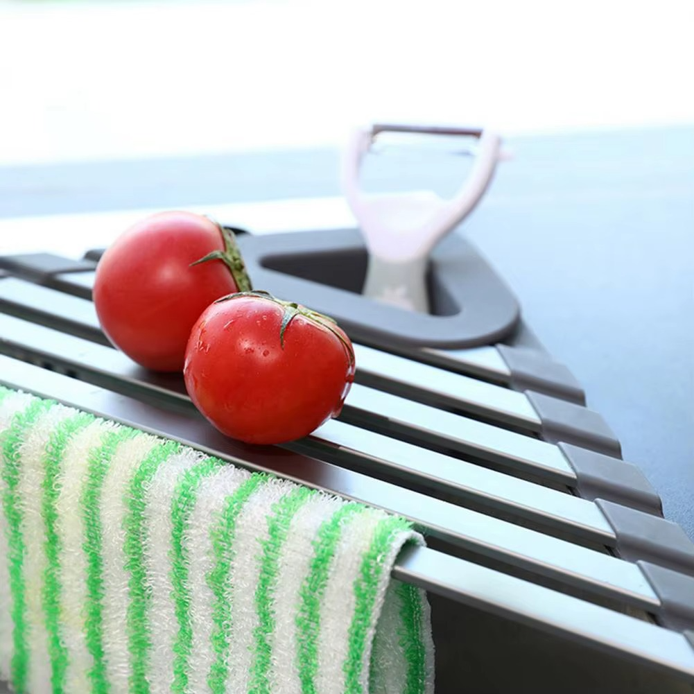 RackMate™ Dreieckiger Geschirrabtropfständer zur Küchenorganisation