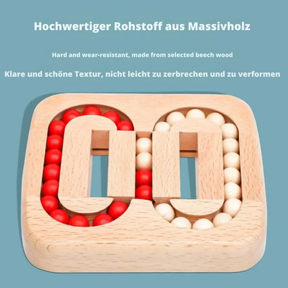 Drehbares Holzpuzzle-Spielzeug zur Konzentrationsförderung und Stressabbau