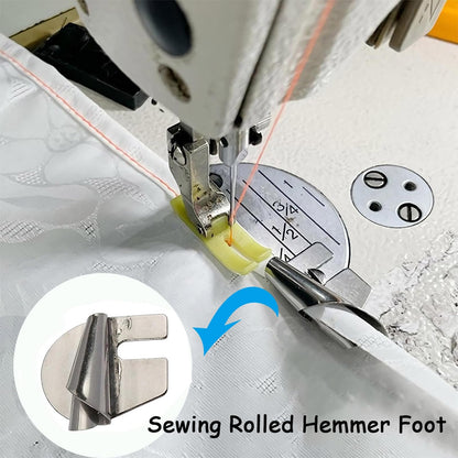 HeelMaster™ – Präzisionssäumfuß für saubere Kantenabschlüsse