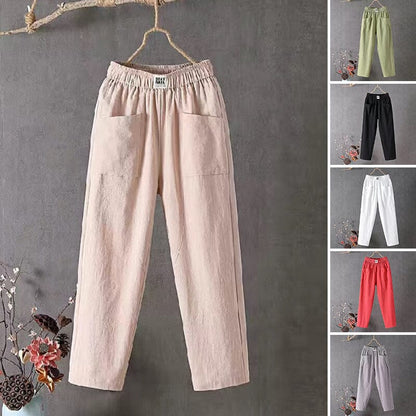 EcoEase™ | Freizeithose aus Baumwolle und Leinen!