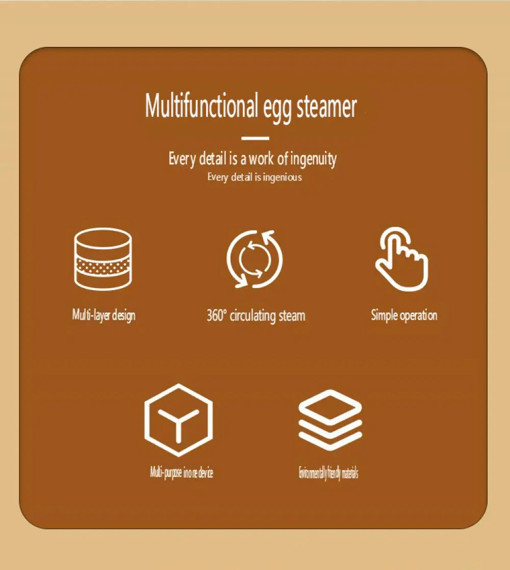 CozyNest™ - Kompakter Elektrischer Eierkocher für das Perfekte Frühstück