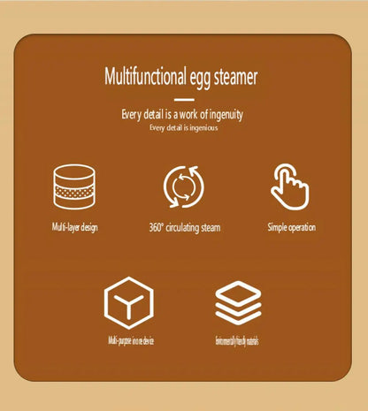 CozyNest™ - Kompakter Elektrischer Eierkocher für das Perfekte Frühstück
