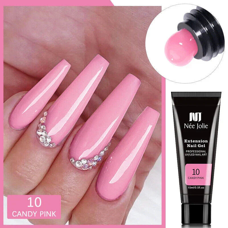DIY Professionelles Polygel Nagelset für Salon-Qualitäts Maniküren