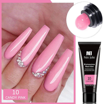 DIY Professionelles Polygel Nagelset für Salon-Qualitäts Maniküren