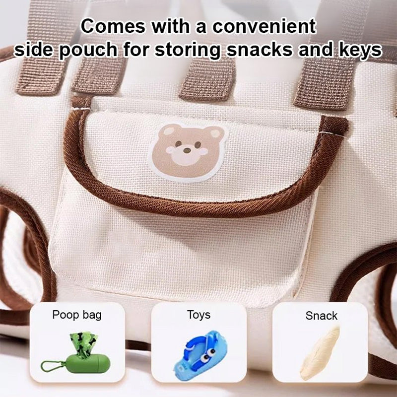 PawPal™ - Atmungsaktiver Tragbarer Haustier-Rucksack für Einfaches Reisen