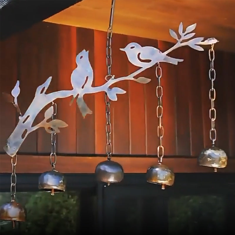 Vogelwindgong zur Verschönerung von Terrasse und Garten