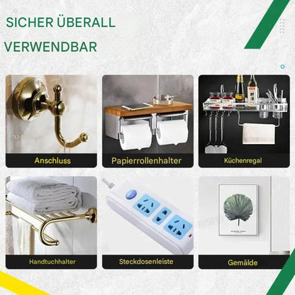 ClearGrip™ - Nagelfreies Klebeset mit starker Haftung