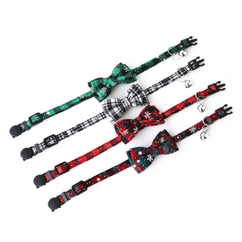 FestivePaws™ - Weihnachtsfliegenkragen für Haustiere